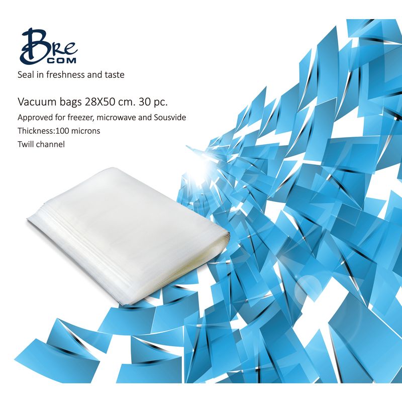 VP-2850- -Brecom Pose Vakuum (28X50 cm) 30 stk.